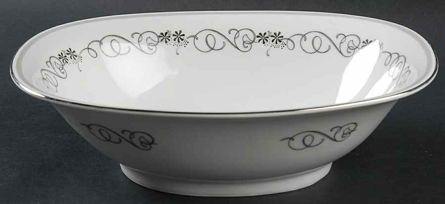 Barcarole 9" Oval Vegetable Bowl by Franconia-Krautheim & Adelburg-1