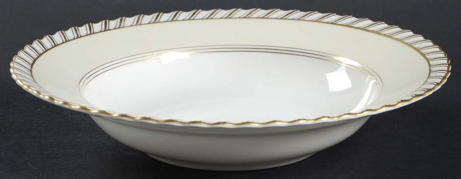 Baronial (White Center) Rim Soup Bowl by Franconia-Krautheim & Adelburg-1