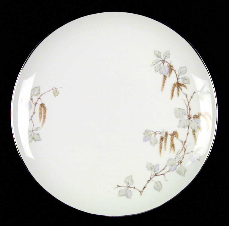 Birch Blossoms (Platinum Trim) Dinner Plate by Franconia-Krautheim & Adelburg-1