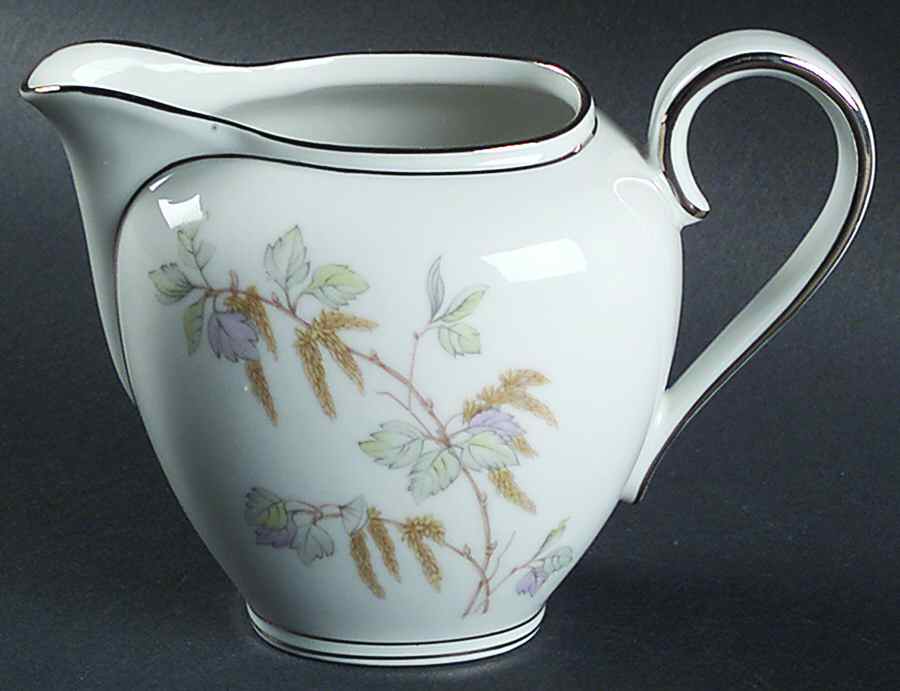 Birch Blossoms (Platinum Trim) Creamer by Franconia-Krautheim & Adelburg-1