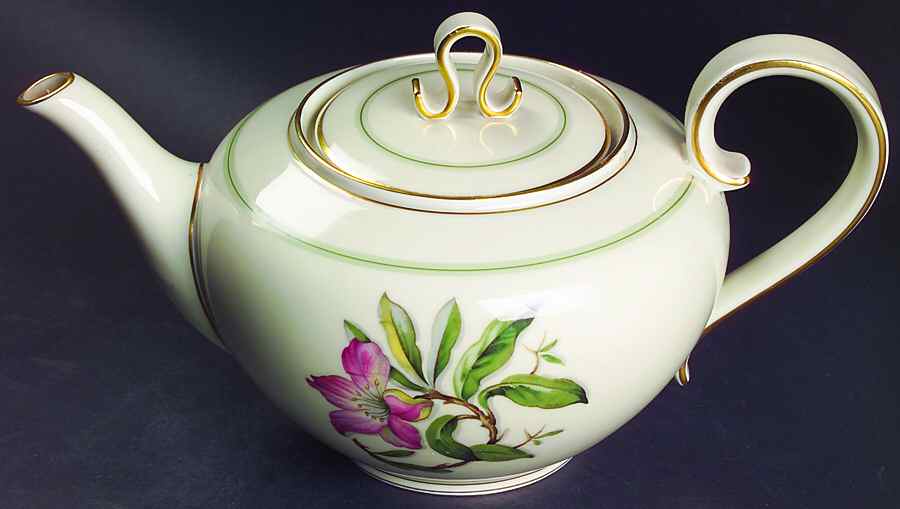 Blossoms of Spring Teapot & Lid by Franconia-Krautheim & Adelburg-1