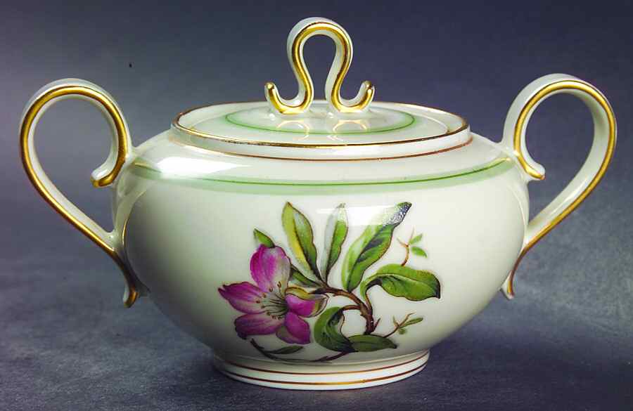 Blossoms of Spring Mini Sugar Bowl & Lid by Franconia-Krautheim & Adelburg-1