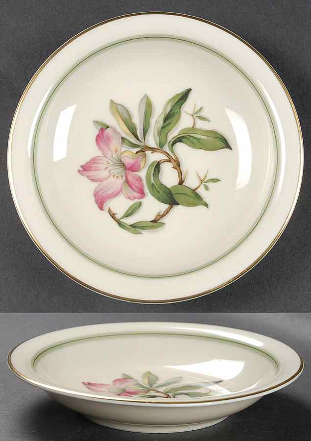 Blossoms of Spring Rim Fruit/Dessert (Sauce) Bowl by Franconia-Krautheim & Adelburg-1