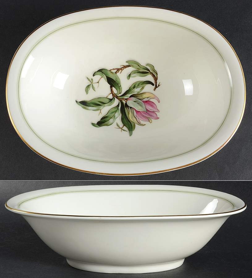 Blossoms of Spring 10" Oval Vegetable Bowl by Franconia-Krautheim & Adelburg-1
