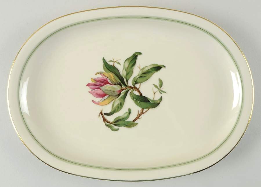 Blossoms of Spring 12" Oval Serving Platter by Franconia-Krautheim & Adelburg-1