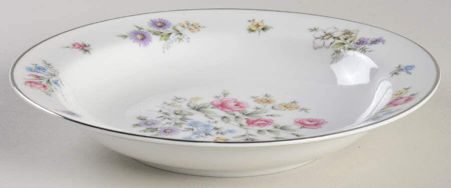 Bouquet Rim Soup Bowl by Franconia-Krautheim & Adelburg-1