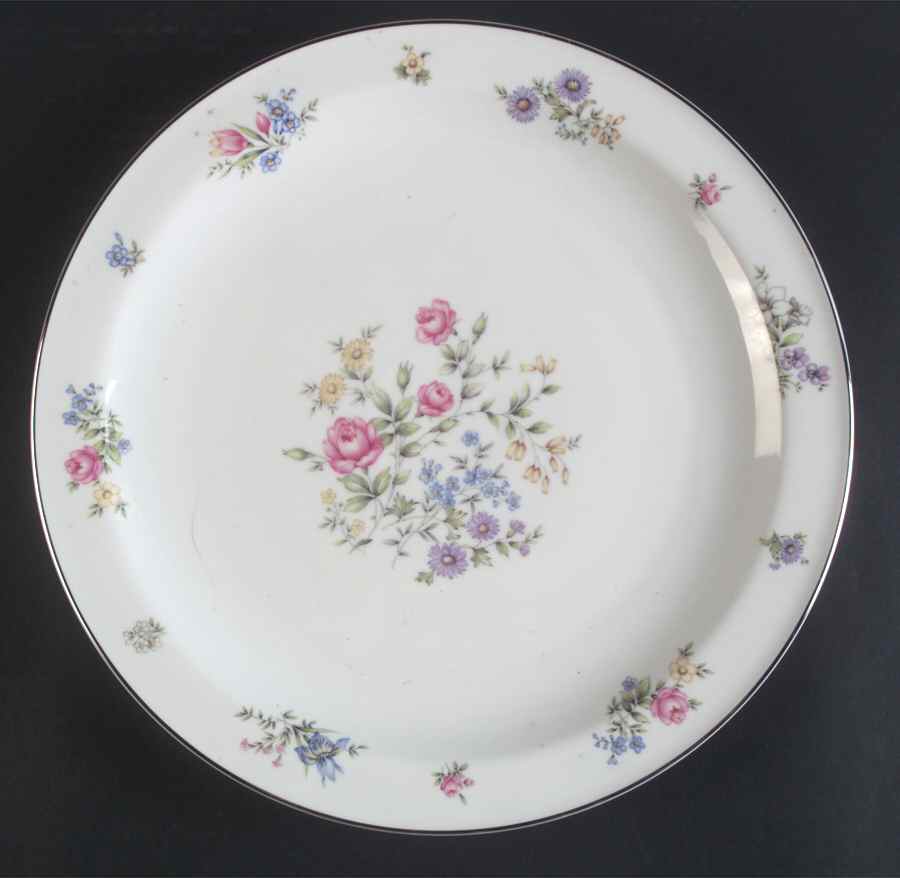 Bouquet 12" Chop Plate (Round Platter) by Franconia-Krautheim & Adelburg-1
