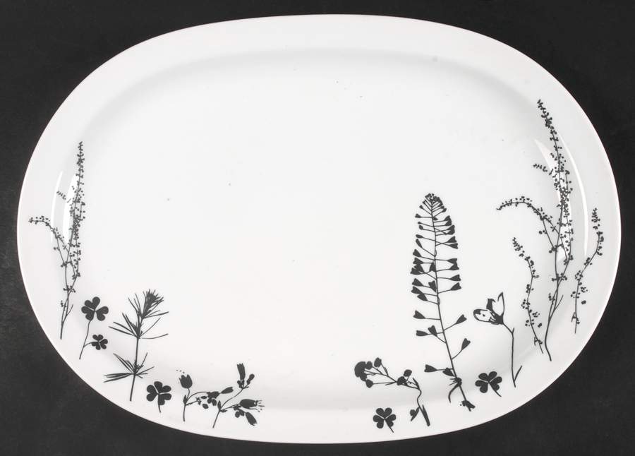 Candlelight 14" Oval Serving Platter by Franconia-Krautheim & Adelburg-1