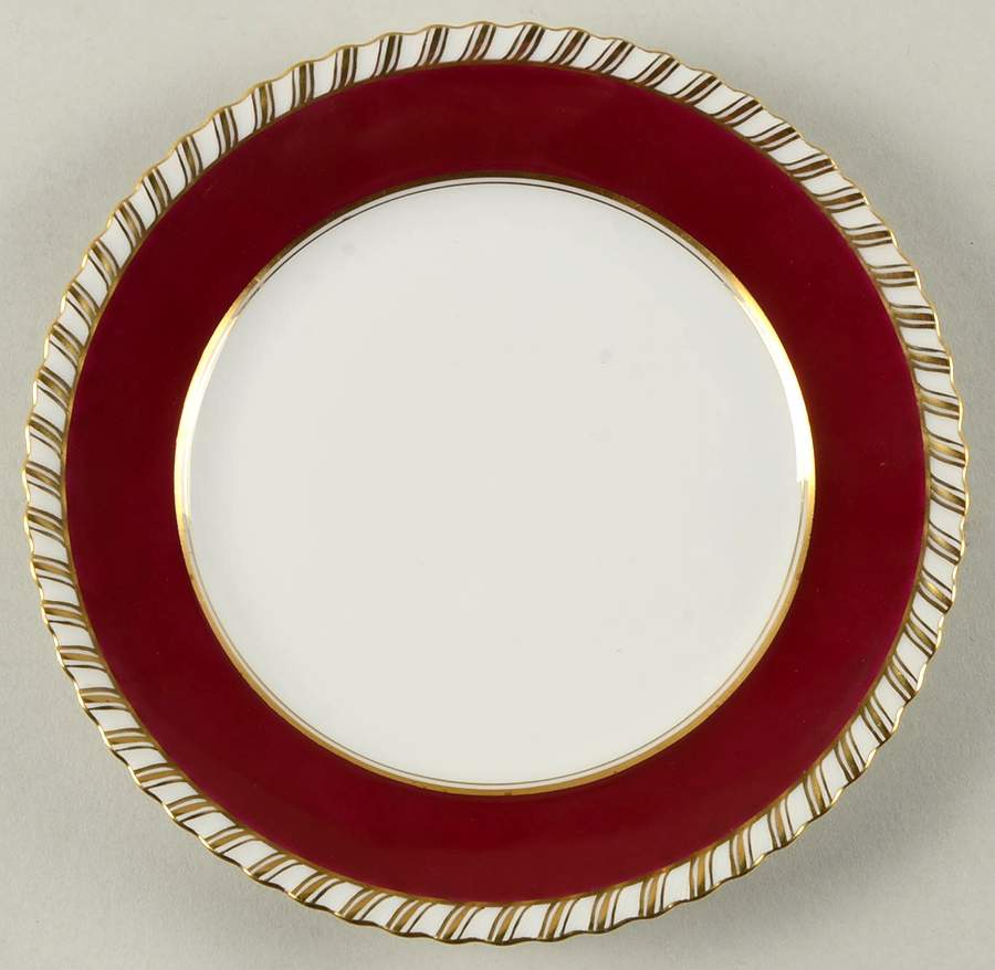 Cardinal Salad Plate by Franconia-Krautheim & Adelburg-1