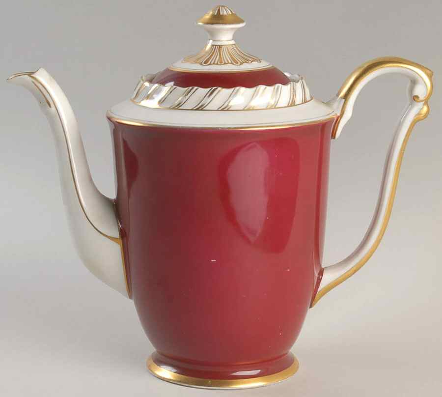 Cardinal Coffee Pot & Lid by Franconia-Krautheim & Adelburg-1