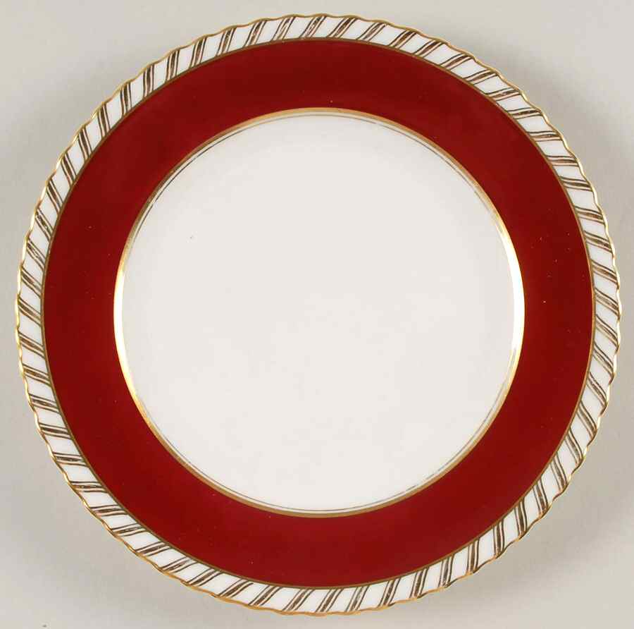 Cardinal Salad Plate by Franconia-Krautheim & Adelburg-1