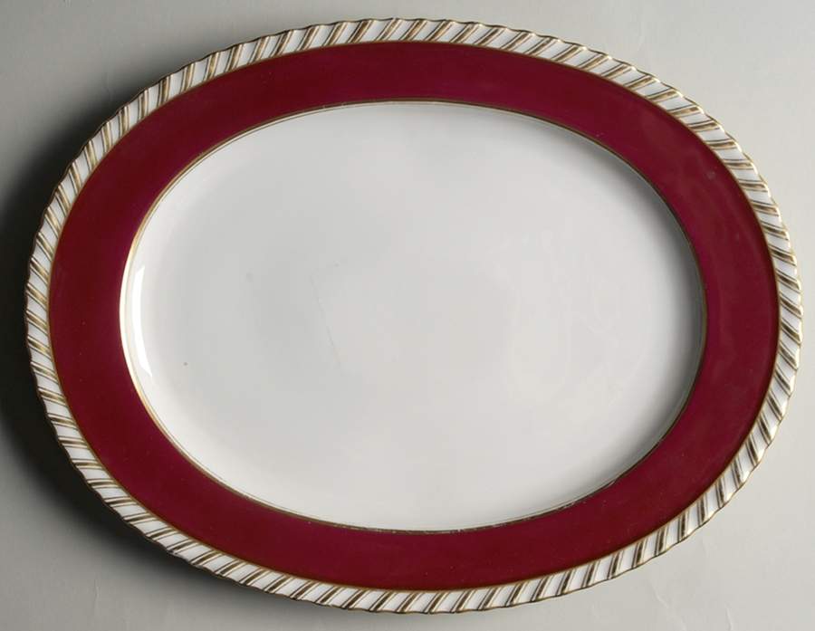 Cardinal 13" Oval Serving Platter by Franconia-Krautheim & Adelburg-1