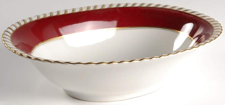 Cardinal 9" Oval Vegetable Bowl by Franconia-Krautheim & Adelburg-1