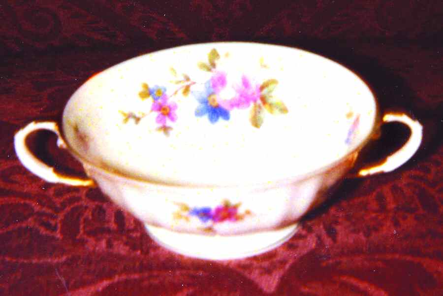 Carmen Cream Footed Cream Soup Bowl by Franconia-Krautheim & Adelburg-1