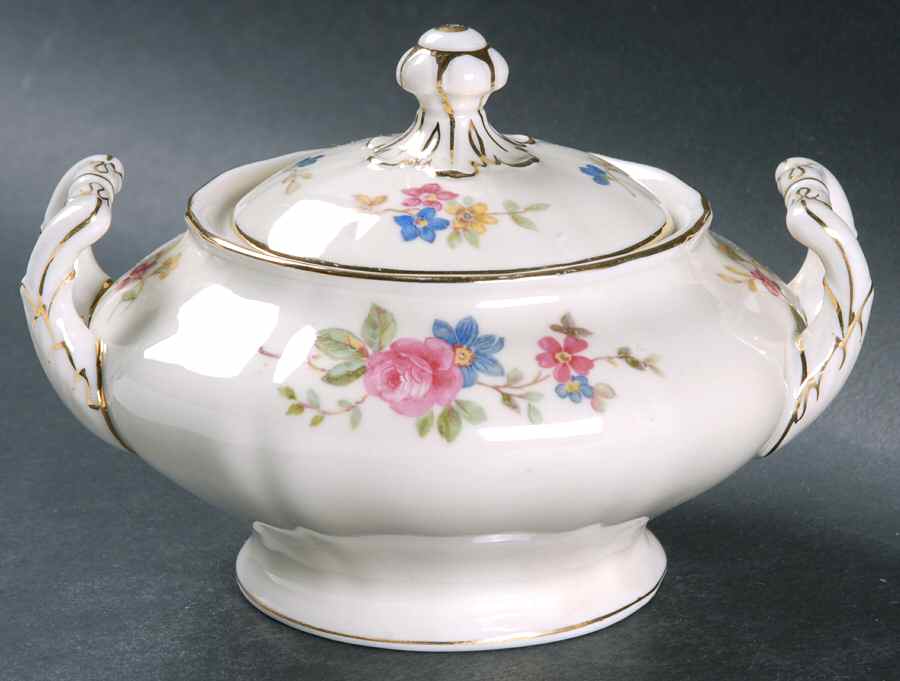 Carmen Cream Sugar Bowl & Lid by Franconia-Krautheim & Adelburg-1