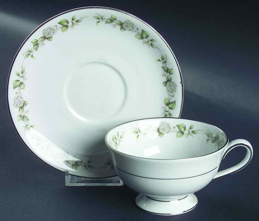 Cindy Footed Cup & Saucer Set by Franconia-Krautheim & Adelburg-1