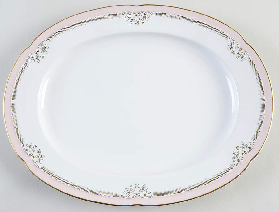 Corinne 13" Oval Serving Platter by Franconia-Krautheim & Adelburg-1