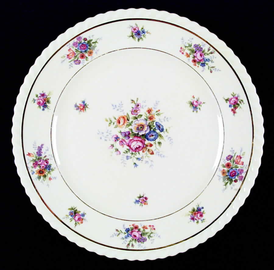 De Rose Dinner Plate by Franconia-Krautheim & Adelburg-1