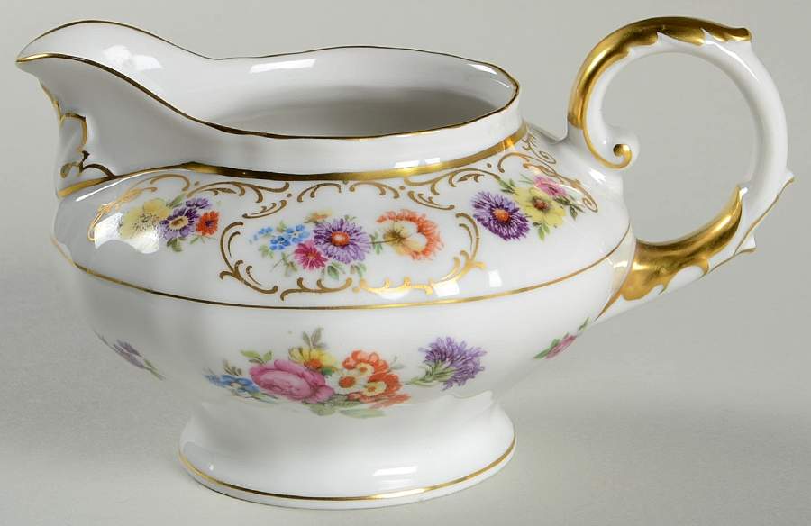 Dresden Flowers Creamer by Franconia-Krautheim & Adelburg-1