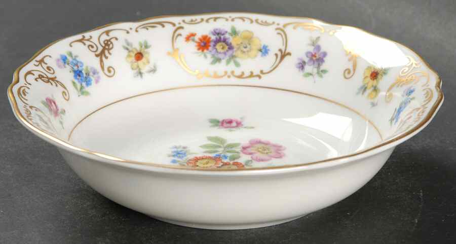 Dresden Flowers Fruit/Dessert (Sauce) Bowl by Franconia-Krautheim & Adelburg-1