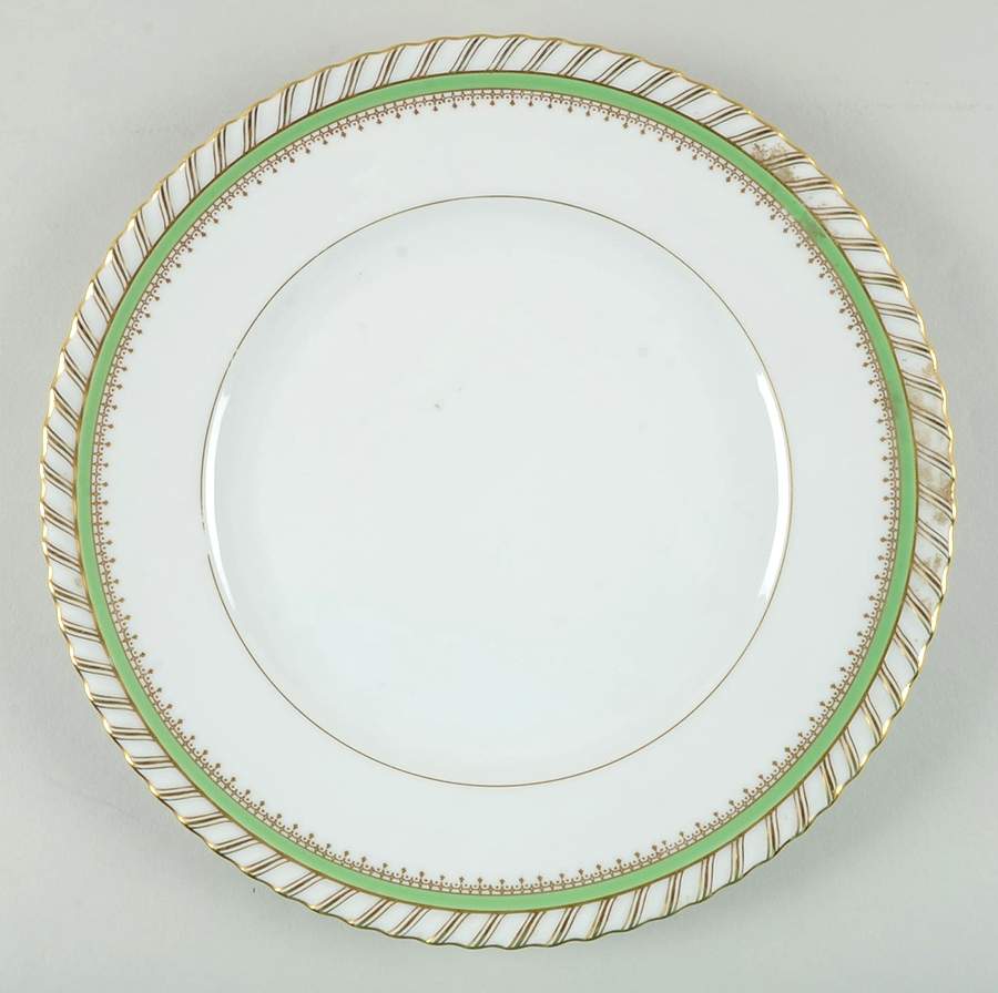 Emerald Dinner Plate by Franconia-Krautheim & Adelburg-1
