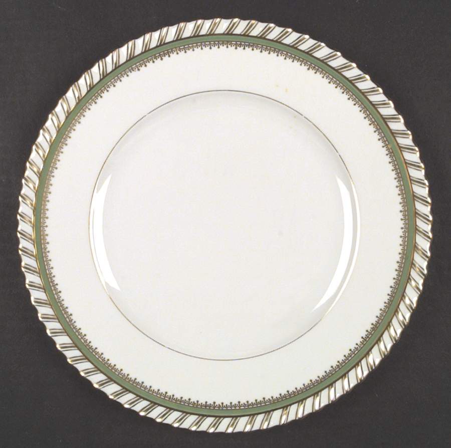 Emerald Dinner Plate by Franconia-Krautheim & Adelburg-1