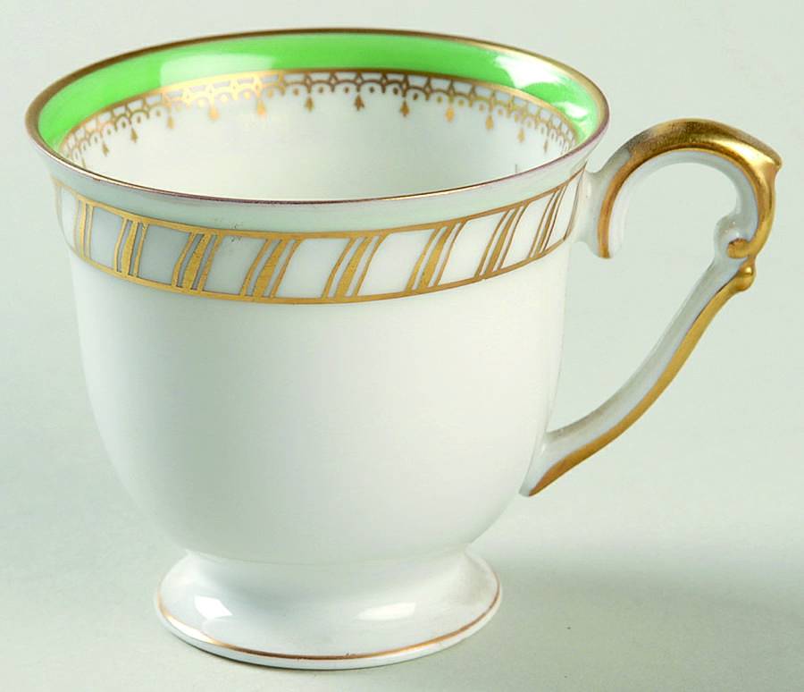 Emerald Footed Demitasse Cup by Franconia-Krautheim & Adelburg-1