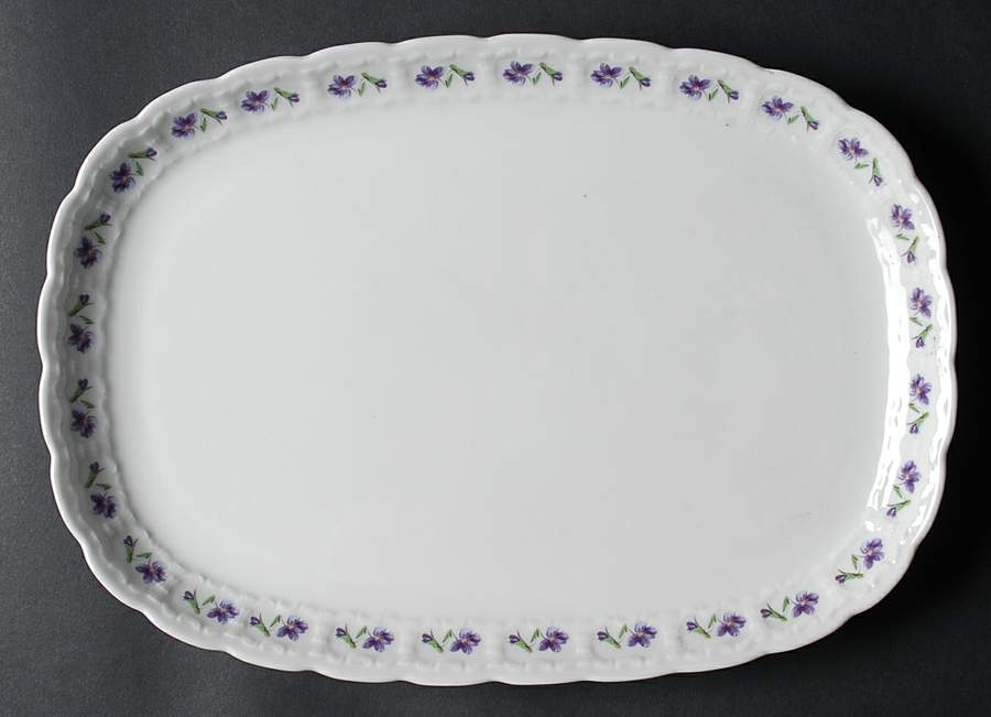 Encore 12" Oval Serving Platter by Franconia-Krautheim & Adelburg-1