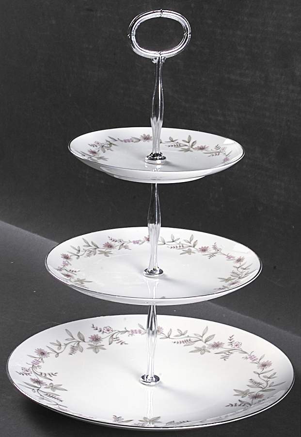 Fascination 13 7/8"-14 1/4" 3-Tiered Serving Tray(DP,SP,BB) HC by Franconia-Krautheim & Adelburg-1