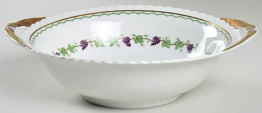 Festive Autumn 9" Round Vegetable Bowl by Franconia-Krautheim & Adelburg-1
