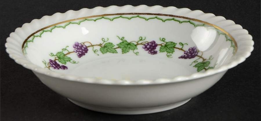 Festive Autumn Fruit/Dessert (Sauce) Bowl by Franconia-Krautheim & Adelburg-1