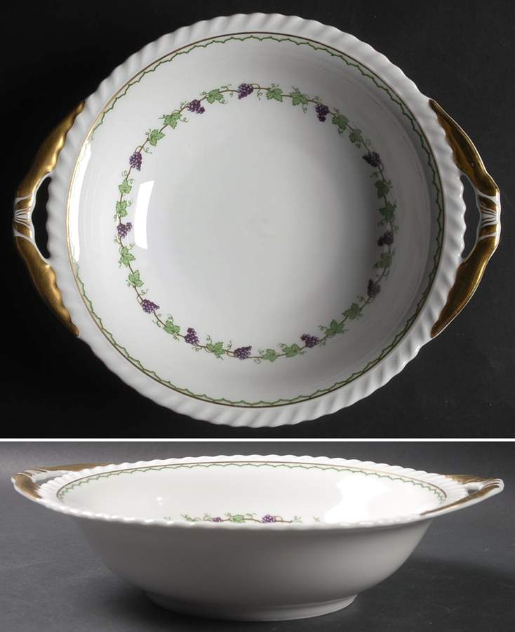 Festive Autumn 10" Round Vegetable Bowl by Franconia-Krautheim & Adelburg-1