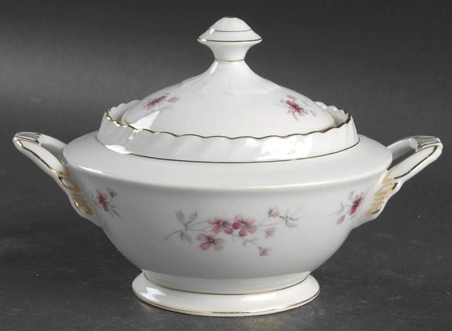Fiorella Sugar Bowl & Lid by Franconia-Krautheim & Adelburg-1