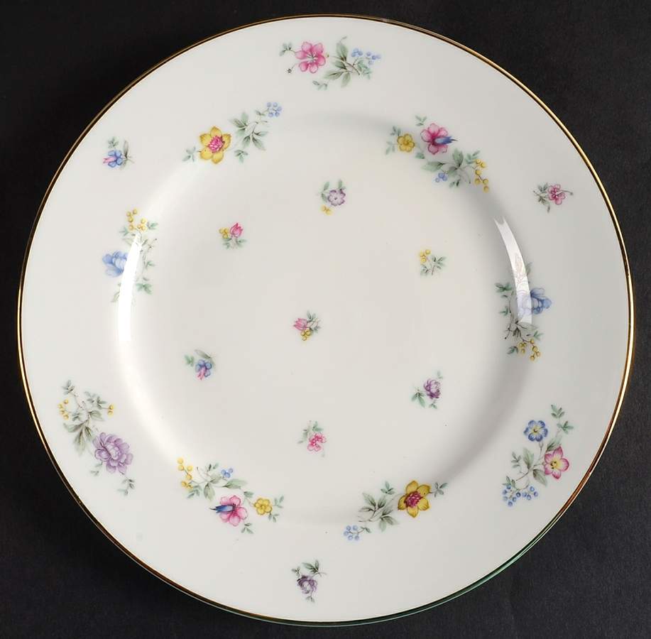 Fleurettes Salad Plate by Franconia-Krautheim & Adelburg-1