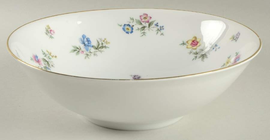 Fleurettes 9" Round Vegetable Bowl by Franconia-Krautheim & Adelburg-1
