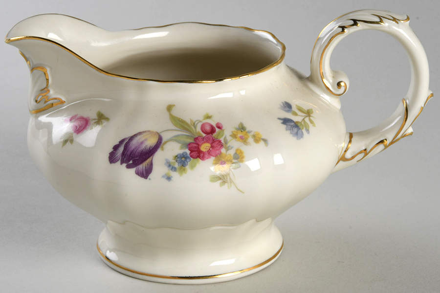 Floria (Cream Background) Creamer by Franconia-Krautheim & Adelburg-1