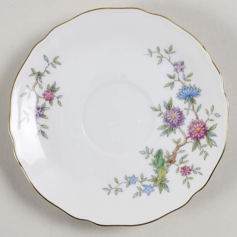 Flower Song Saucer by Franconia-Krautheim & Adelburg-1
