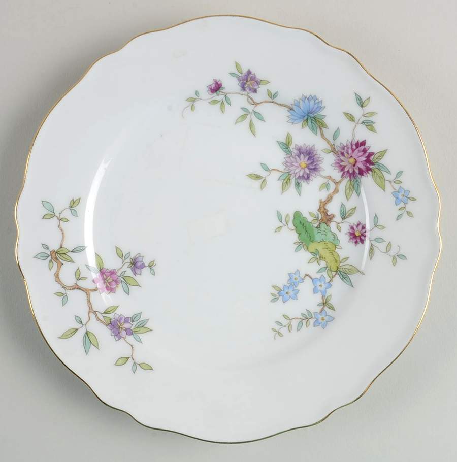 Flower Song Salad Plate by Franconia-Krautheim & Adelburg-1
