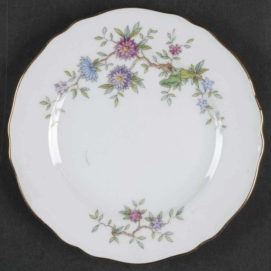 Flower Song Bread & Butter Plate by Franconia-Krautheim & Adelburg-1