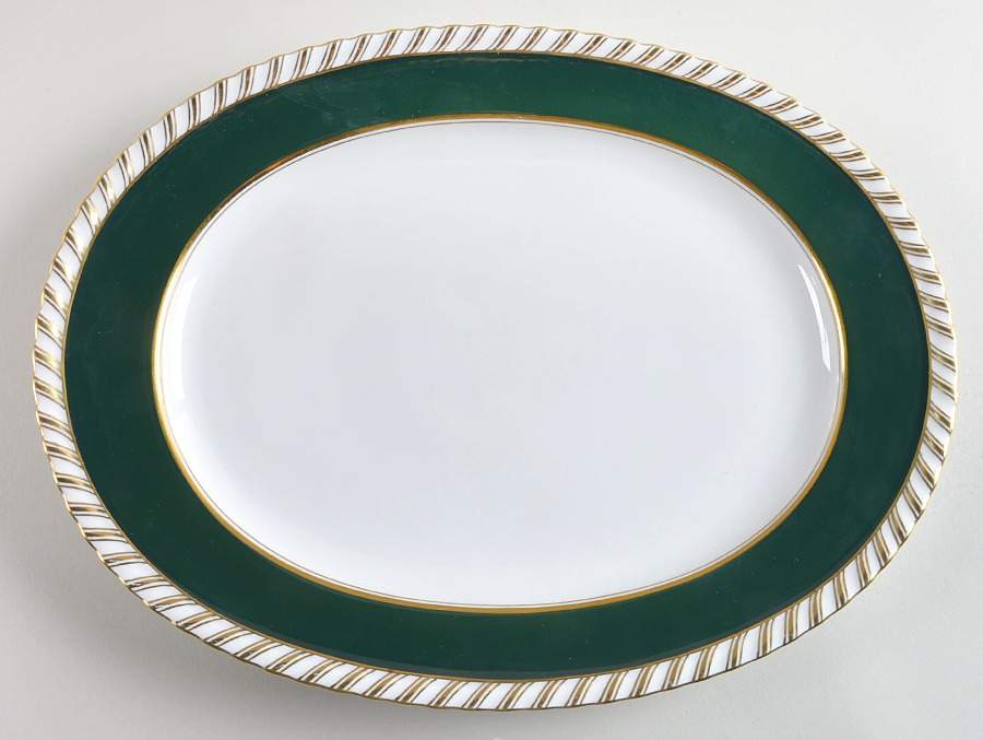 Forest 13" Oval Serving Platter by Franconia-Krautheim & Adelburg-1