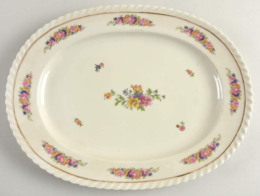 FR1 15" Oval Serving Platter by Franconia-Krautheim & Adelburg-1