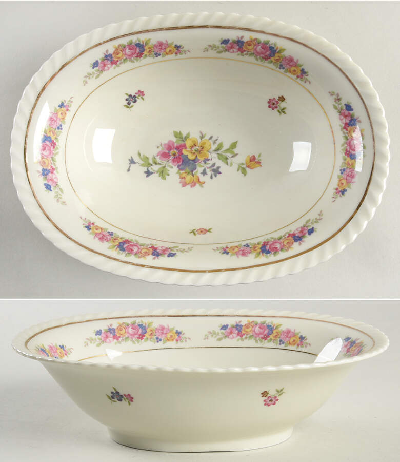 FR1 9" Oval Vegetable Bowl by Franconia-Krautheim & Adelburg-1