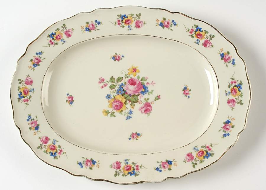 Tosca 11" Oval Serving Platter by Franconia-Krautheim & Adelburg-1