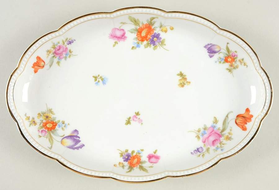 FR18 11" Oval Serving Platter by Franconia-Krautheim & Adelburg-1