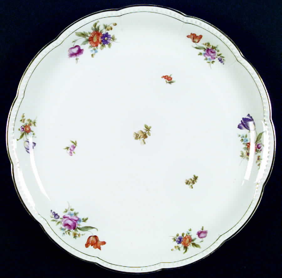 FR18 13" Chop Plate (Round Platter) by Franconia-Krautheim & Adelburg-1
