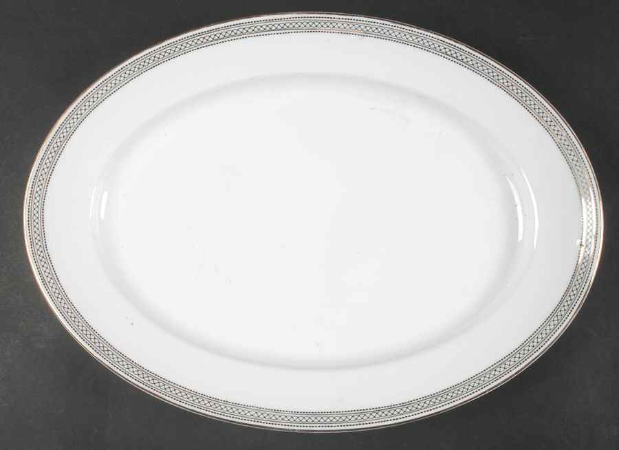 7187 14" Oval Serving Platter by Franconia-Krautheim & Adelburg-1