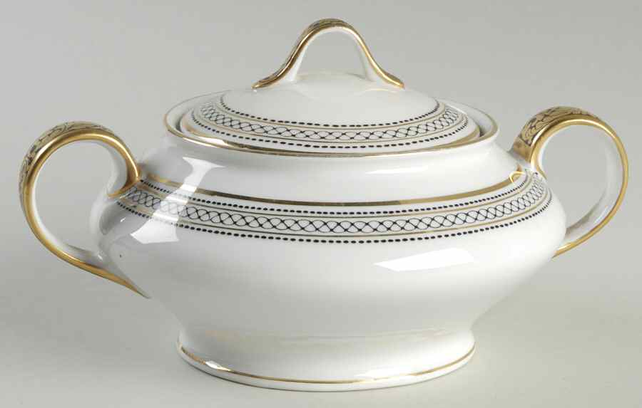 7187 Sugar Bowl & Lid by Franconia-Krautheim & Adelburg-1