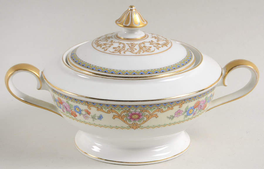 FR51 Sugar Bowl & Lid by Franconia-Krautheim & Adelburg-1