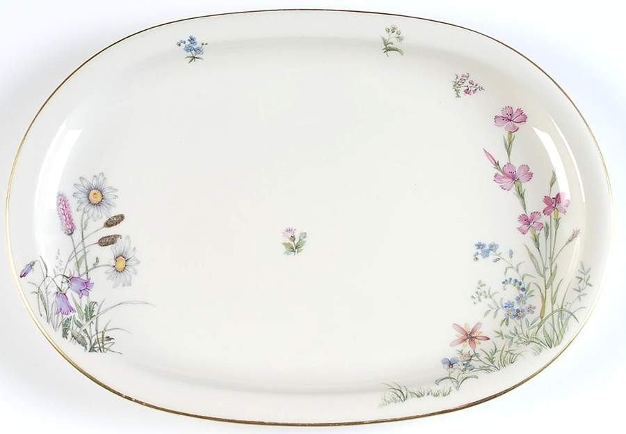 FR53 13" Oval Serving Platter by Franconia-Krautheim & Adelburg-1