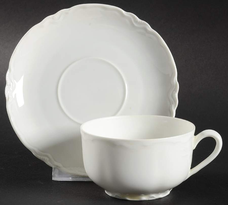 FR90 Flat Cup & Saucer Set by Franconia-Krautheim & Adelburg-1